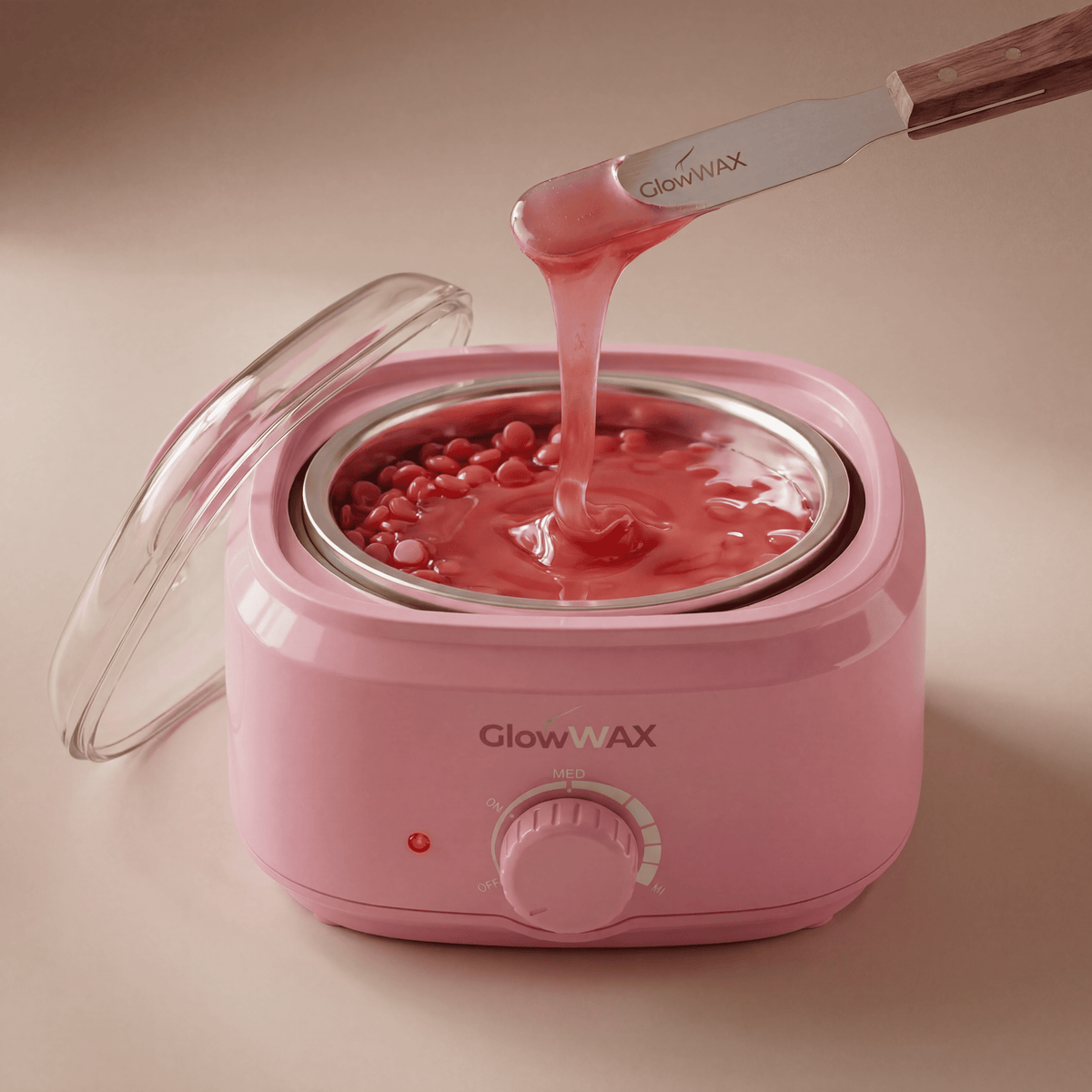 GlowWax Wax Heater - Wax Heater-Pink