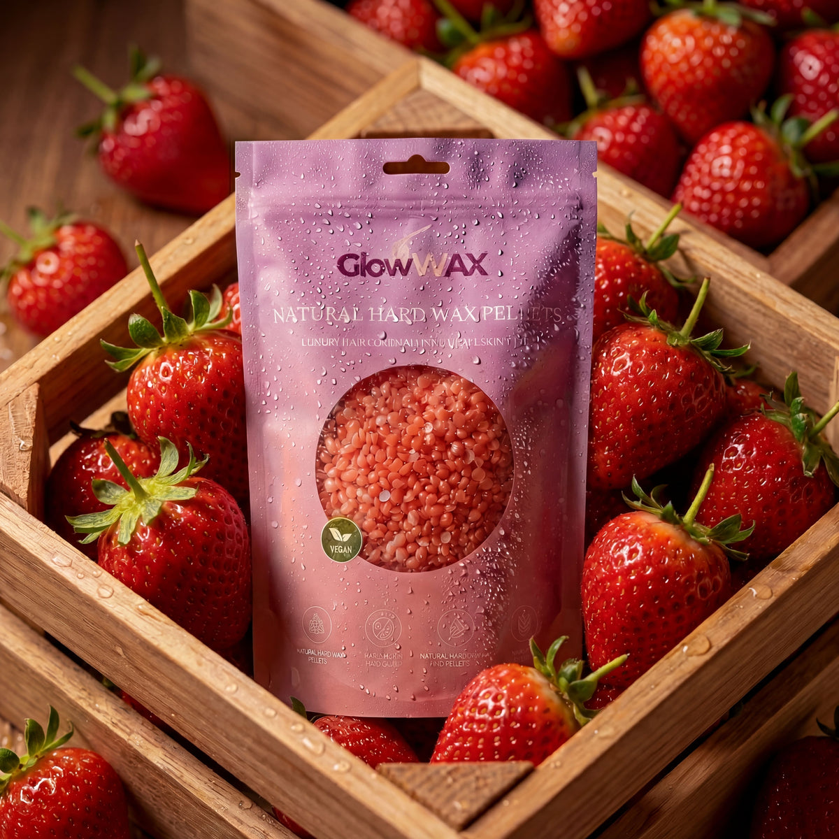 GlowWax Strawberry Soft – Sensitive skin (Full body)